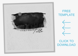 If You Create A Scrapbook Page Using This Template, - Document #9112840