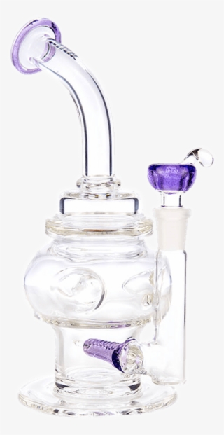 Swiss Egg Glass Bong With Inline Percolator By Purr - Sink #9113325