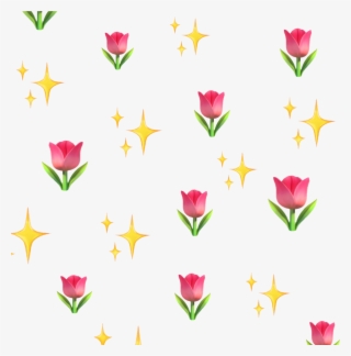 Flowers Sparkle Shine Emojis Yellow Pink Explore #9114792