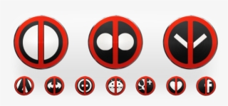 Tha Deadpool Crest Icons - Circle #9115454