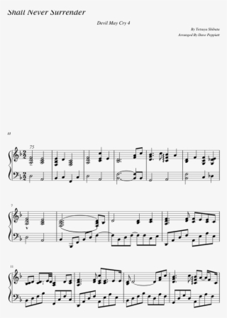 Shall Never Surrender - Tagumpay Nating Lahat Chords Piano #9115484