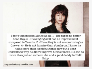 I Don't Understand Minho At All - Minho Ring Ding Dong #9116107