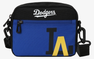 Mlbkids School Bag La Dodgers Major Logo Point Mini - Messenger Bag #9116763