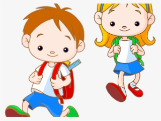 School Children Cartoon - Cartoon Small School Kids #9117160