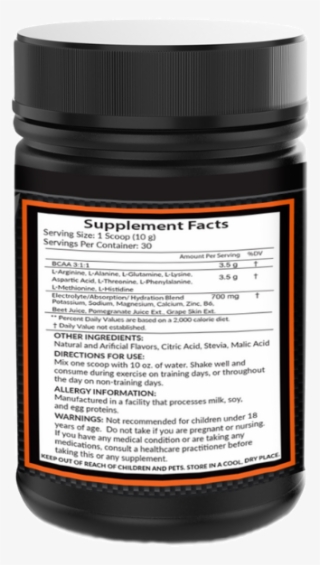 Nutrition Facts - Medicine #9117482