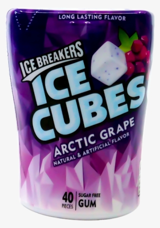 Ice Breakers Ice Cubes Arctic Grape 6 Packs 40 Cubes - Caffeinated Drink #9118980