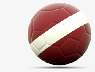 Football Icons Free Download - Latvian Football Ball #9119173