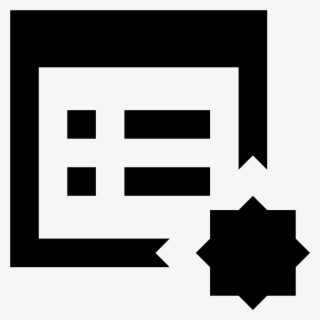 New View Icon - Monochrome #9119645