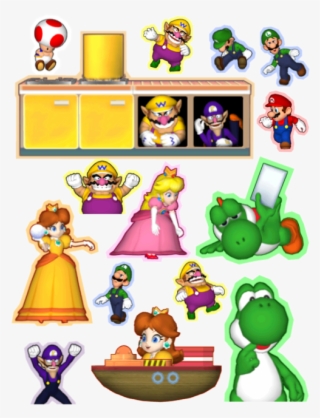 All Stickers Of Playable Characters From The Miracle - Mario Party 6 #9120257