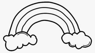 Rainbow Clipart - Line Art #9120581