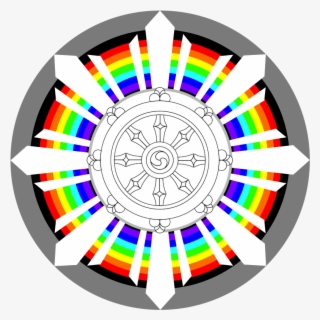Rainbow Dharmachakra - Portable Network Graphics #9120588