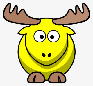 Yellow Moose Cartoon Svg Clip Arts 600 X 560 Px #9120930