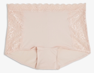 Boxer Midi Briefs Pink - Lace #9121941