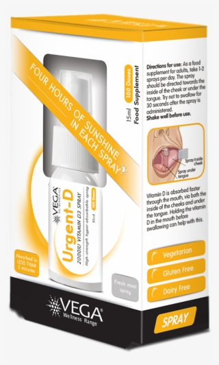 2000iu Vitamin D3 Spray - Carton #9122053