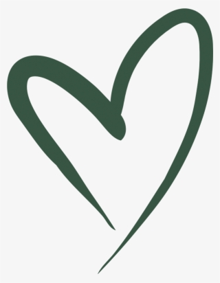 Smokey Emerald - Black And White Heart Sketch #9122292