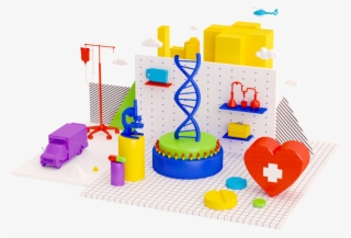 Healthcare Illustration By Pinch Studio - Construction Set Toy #9126372