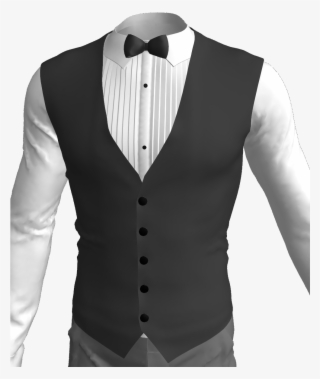 Marvelous Designer Pleated Tuxedo Shirt 3d Clothing - Formal Wear #9126719