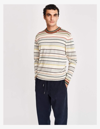 Bellerose Giline Stripe Wool Mix Sweater Jumper - Man #9127264