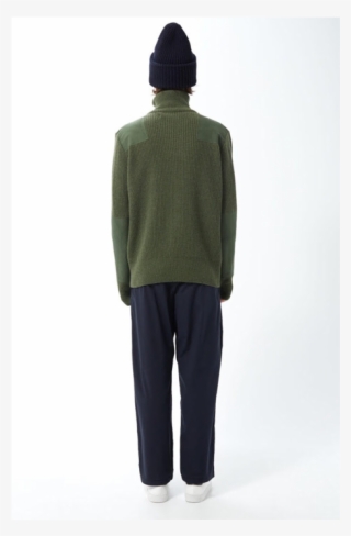 Loreak Men's Chunky Rib Funnel Neck Khaki Green Sweater - Mannequin #9127303 Loreak Men's Chunky Rib Funnel Neck Khaki Green Sweater - Mannequin #9127303