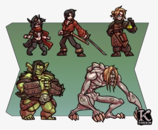 2d Dungeon Character 5 Packs And 10 Pack Commissions - Cartoon #9127742