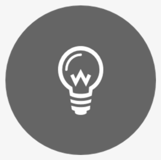 Small Website Service Icon - Incandescent Light Bulb #9127889