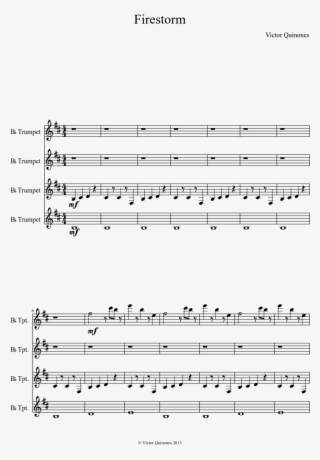 Firestorm Sheet Music Composed By Victor Quinones 1 - Tay K The Race Sheet Music #9128039