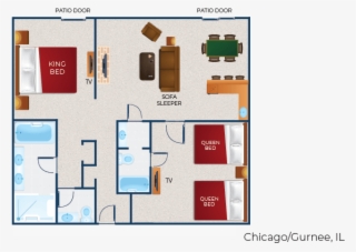 Chicago Deluxe Grizzly Bear Suite - Grizzly Bear Suite Great Wolf Lodge Ga #9129350