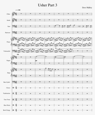 Usher Part 3 Sheet Music For Piano, Oboe, English Horn, - Document #9129617
