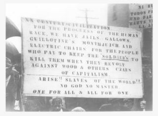 The Scandalous Protest Sign Declaring No God, No Master #9131682 The Scandalous Protest Sign Declaring No God, No Master #9131682
