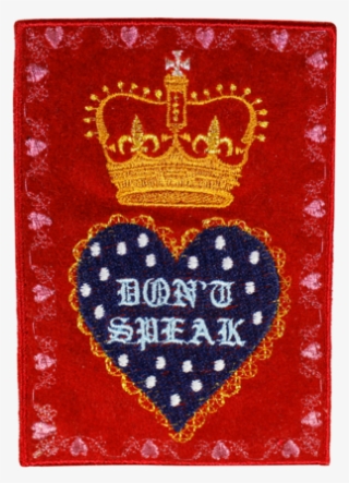 Don't Speak - Patchyalater Patch - Patches - Heart #9131777
