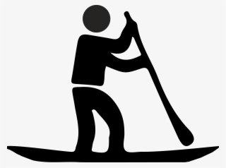 Sup - Stand Up Paddle Board Symbol #9131808