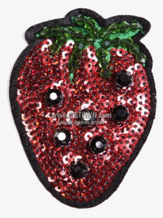 Crystal Beads And Sequin Strawberry Patch For - Strawberry #9131867