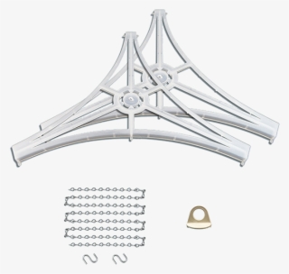 Large 3-sided Hanging Sign Hardware Set - Arch #9133159