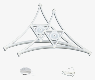 Medium 3-sided Hanging Sign Hardware Set - Tent #9133450