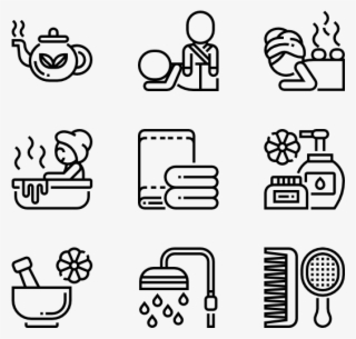 Spa Elements - Icon Resume Png #9134190
