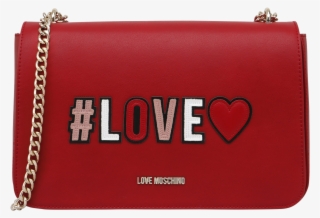 Faux Leather Shoulder Bag With Girly Pom Pon Patch - Yeet #9135083