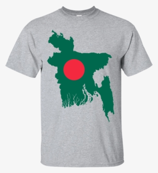 Bangladesh Map T-shirt - Map Of Bangladesh #9136224