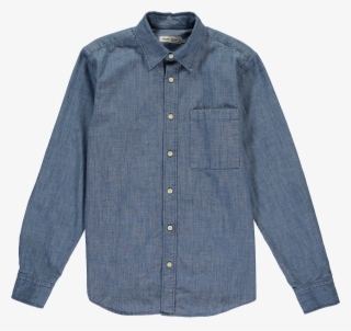 Mason Chambray Shirt With Back Print - Button #9136265