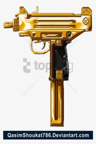 Free Png Gold Gun Png Png Image With Transparent Background - Gold Gun Png #9136428