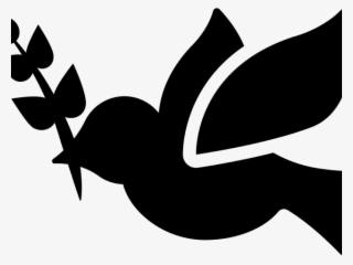 Peace Dove Clipart Svg - Peace Icon Png #9136827