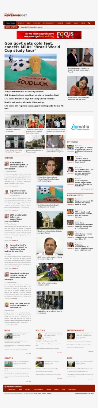 Newsroom Media Competitors, Revenue And Employees - Web Page #9137040