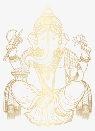 Free Png Download Ganesha Gold Clipart Png Photo Png - Transparent Ganesh #9137186