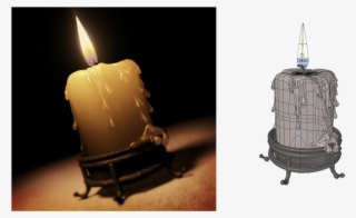 A Personal Project Of A Candle I Made To See If I Could - Advent Candle #9137791