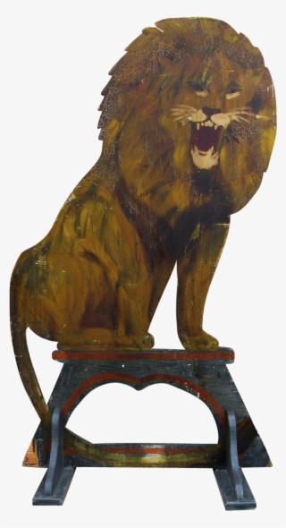 Circus Lion Png Black And White - Masai Lion #9137947