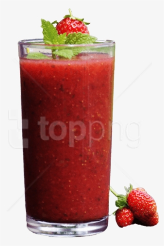 Free Png Download Smoothie Fruit Strawberry Png Images - Strawberry Juice Png #9138248