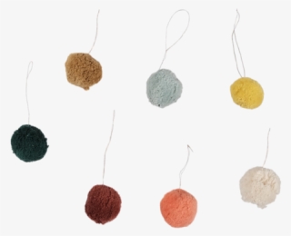 Pompom Ornaments - Earrings #9138627