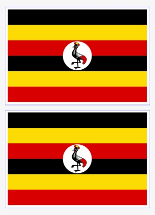 India Flag Coloring Page - Uganda Flag With Name #9138869