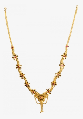 Gold Necklace Kerala Design #9139116