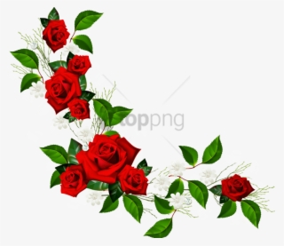 Free Png Rose Border Png Image With Transparent Background - Rose Flower Frame Png #9139505