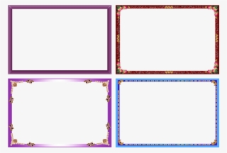 Border Design Hd Png - Frame Border Latest #9139600